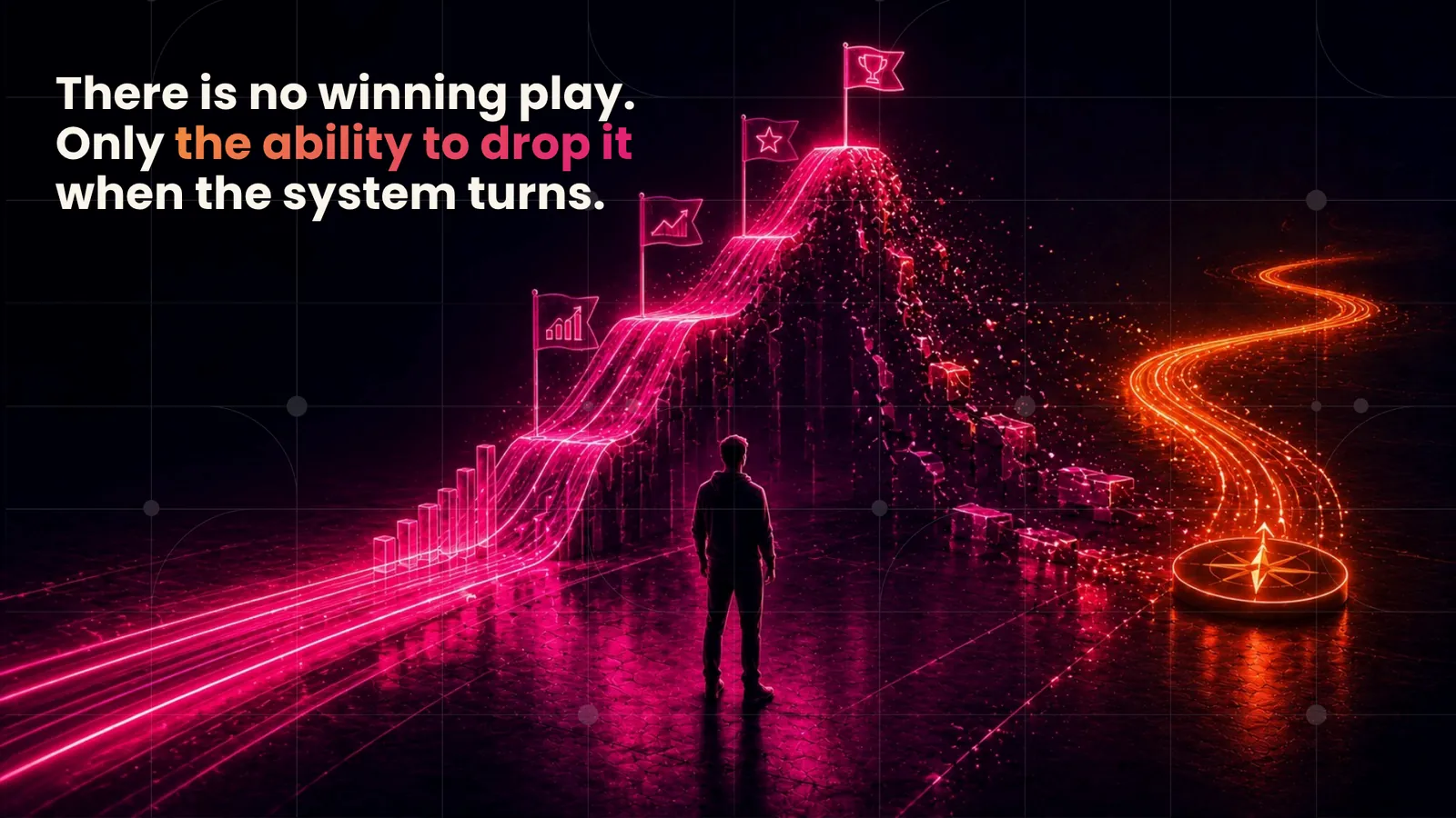 There is no winning play, only the ability to drop it when the system turns