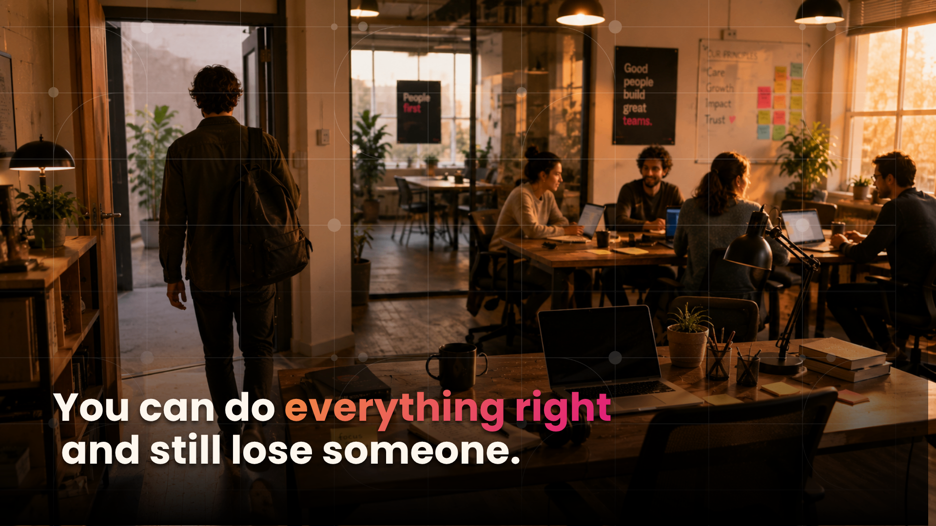 You can do everything right and still lose someone.