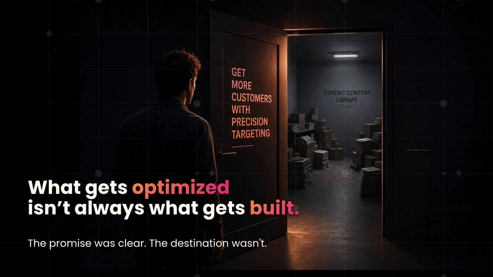 What gets optimized isn't always what gets built.